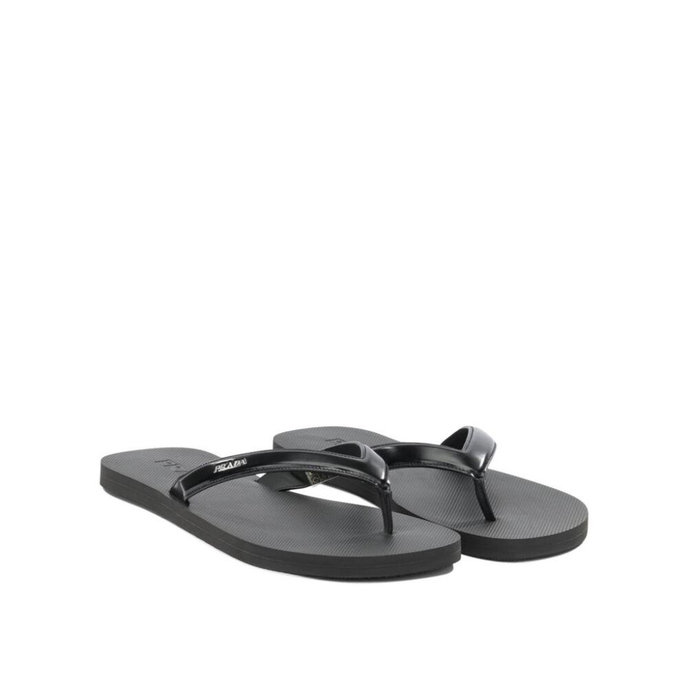 Prada Low Leather Sandals UK 11 Men - Picture 2 of 5